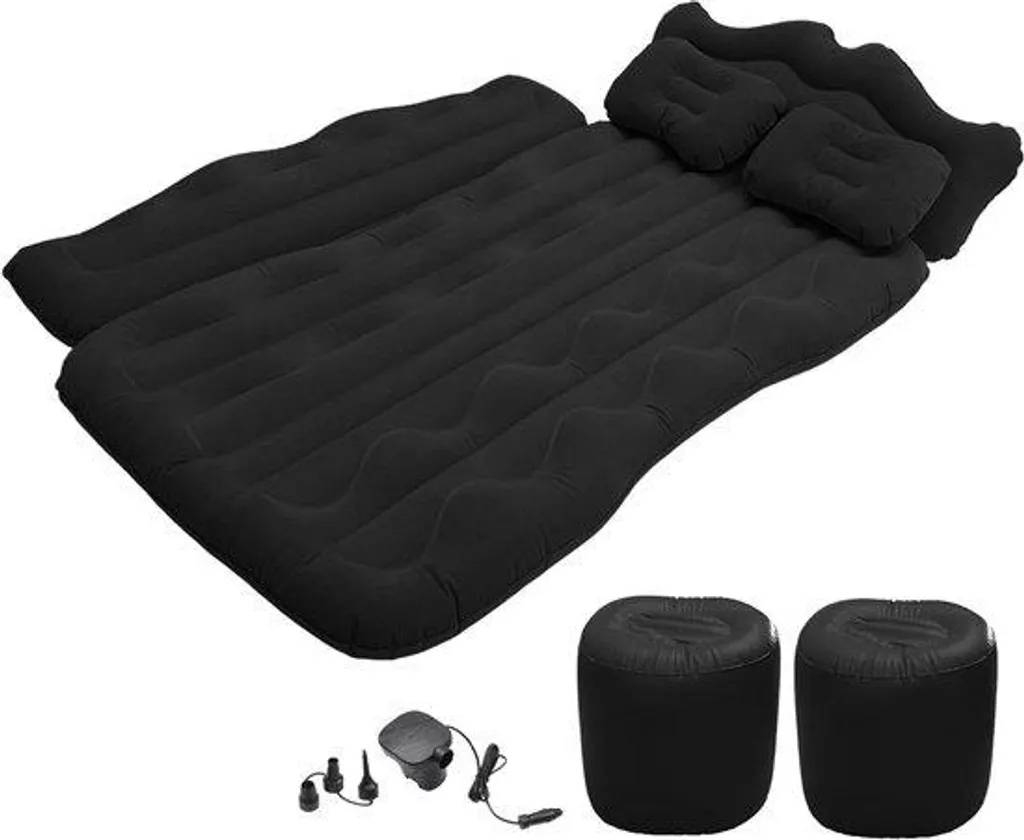 Matelas de voyage gonflable pour voiture, repos banquette arrière et pompe