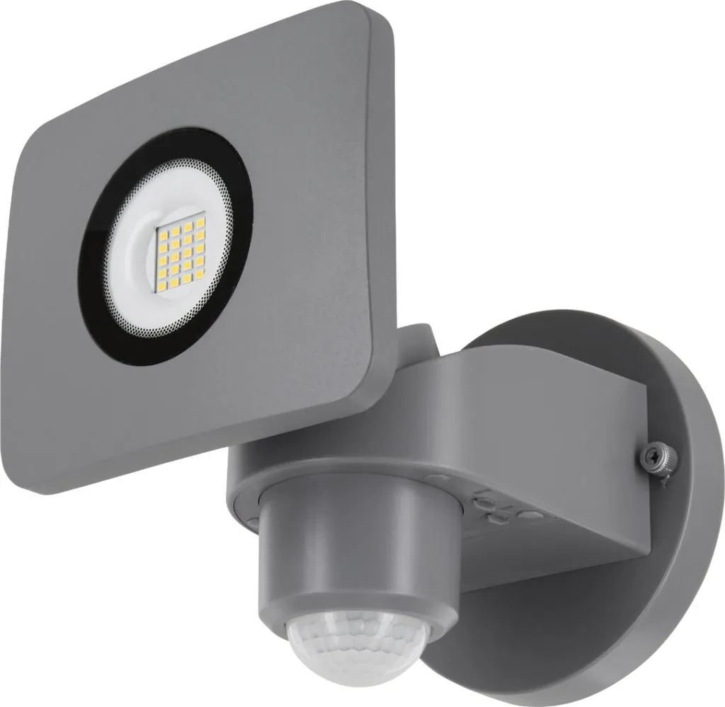 Lèche-mur LED Extérieur 20W Blanc Jour IP54 avec Détecteur - Sécurité Entrée