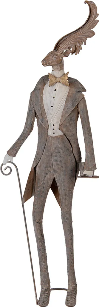 Cervo Clayre & Eef Statuetta Marrone 84cm: Atmosfera Bosco in Casa