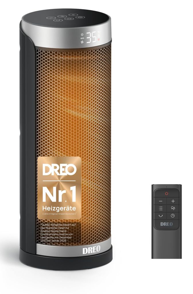Aérothermes Dreo : Économies d'énergie, Silencieux & Image du produit 