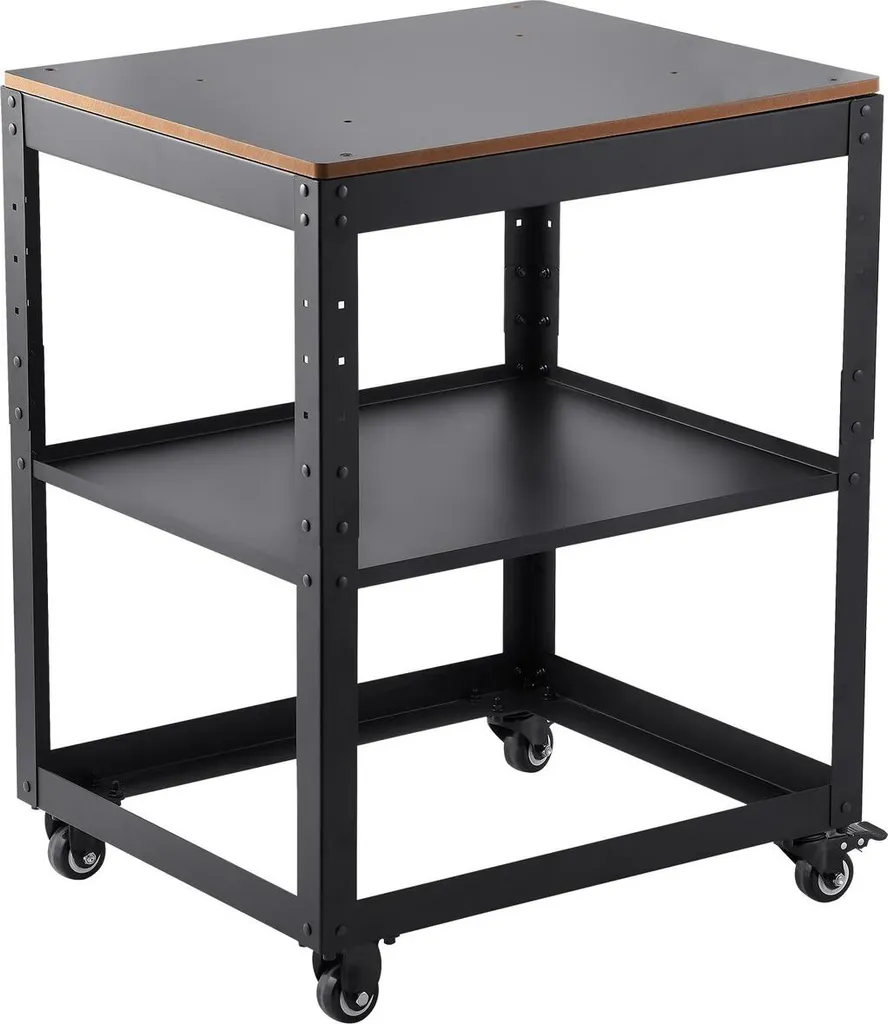 Support pour raboteuse 45kg table de travail réglable avec 4 roulettes