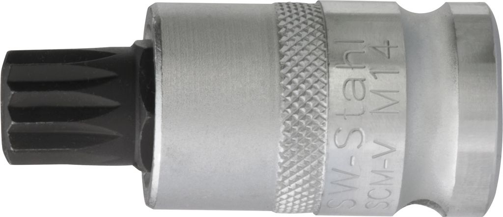 SW-Stahl 04424L-XZN9K Schraubendreheinsatz, 1/2", Innenvielzahn, M9 x 55 mm