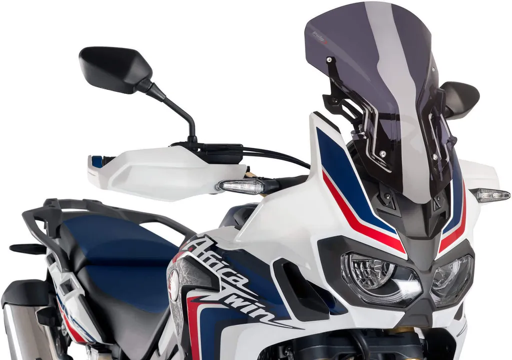 Bulle sport Puig écran fumé foncé réglable pour Honda : Look et Style