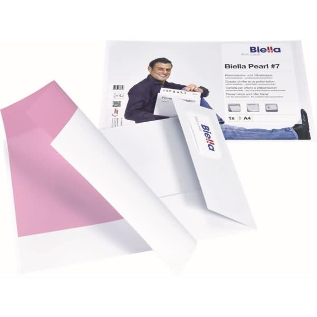Biella 0186457.01, A4, Karton, Weiß, Porträt, 50 Blätter, 240 g/m²