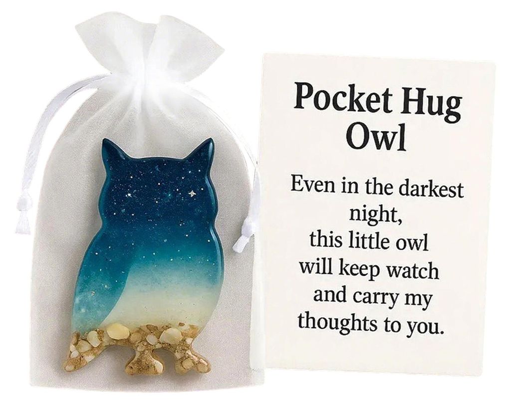 Kuscheltier mit positiver Karte, emotionale Unterstützung, Tierfigur aus Kunstharz, Mini-Dackel, Schildkröte, Eule, Katze, Corgi, Bulldogge, Stat...