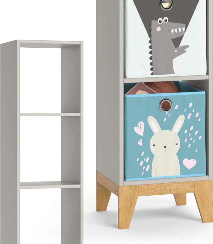 Bibliothèque pour enfant Malia Vitalispa en bois et cachemire 160cm - 6