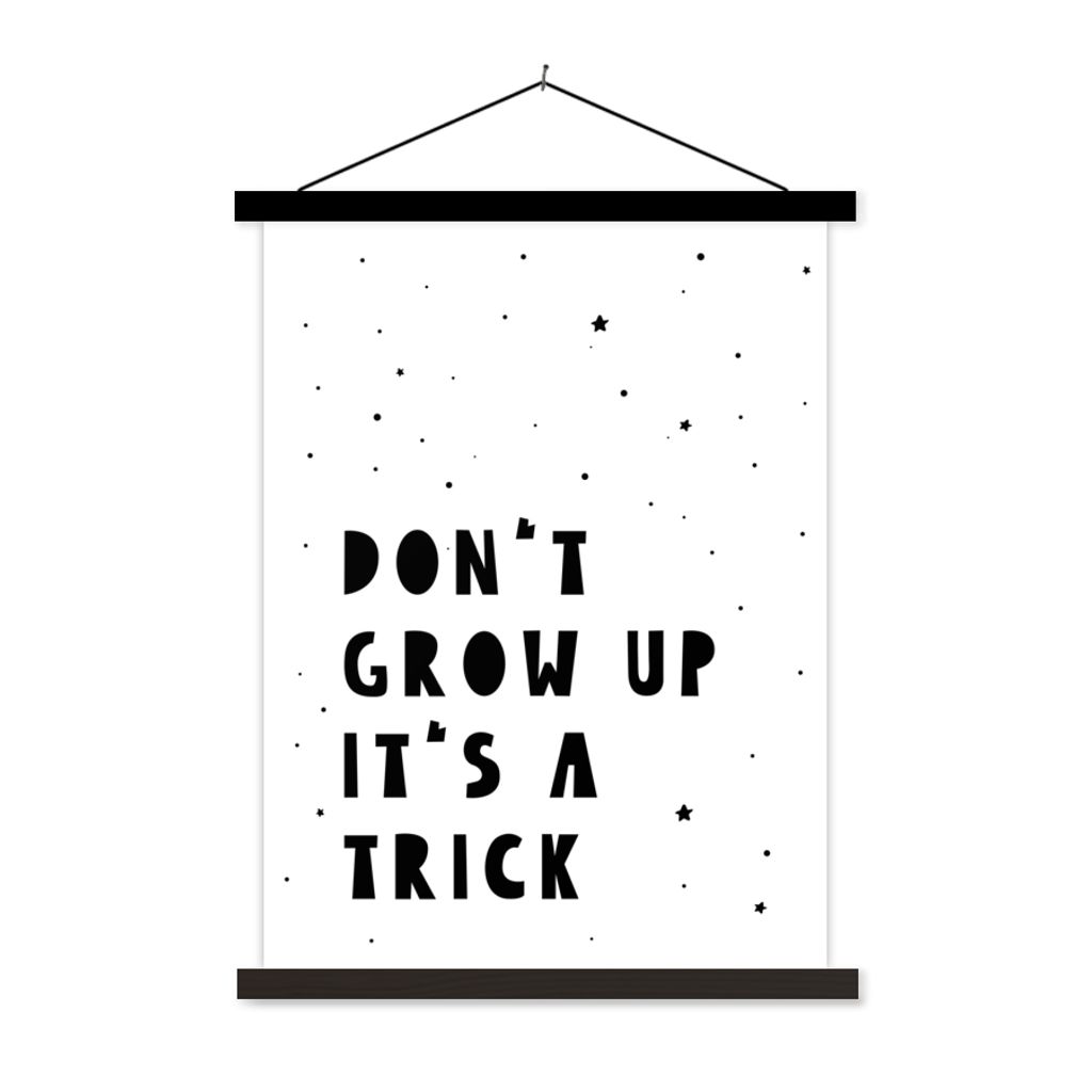 MuchoWow® Textilposter Zitate - Werd nicht erwachsen, es Produktbild 