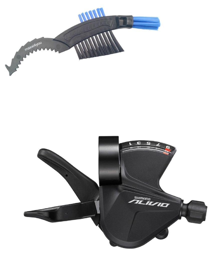 Shimano versnellingshendel SL-M3100-R, 9-speed, in zwart, Productafbeelding 