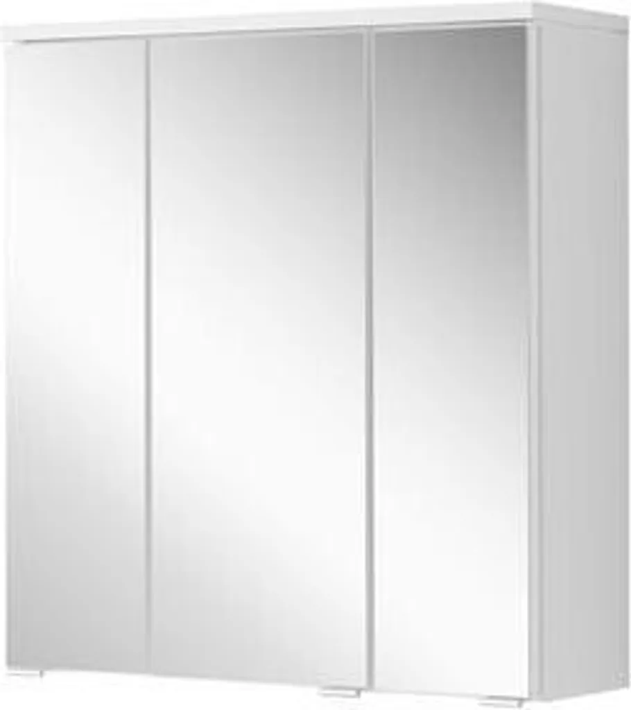 Spiegelschrank Porta blanc 60x54cm armoire de toilette robuste et design
