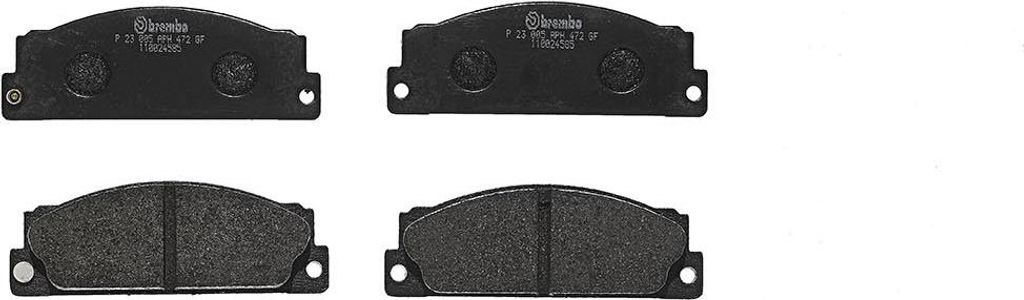 BREMBO Bremsbeläge Satz Vorne für FIAT X 1/9 (128) P 23 005