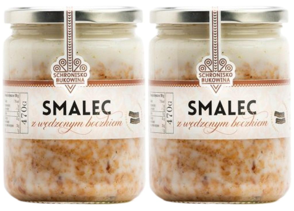 Saindoux au lard fumé 470 g Schronisko Bukowina Naturel Image du produit 