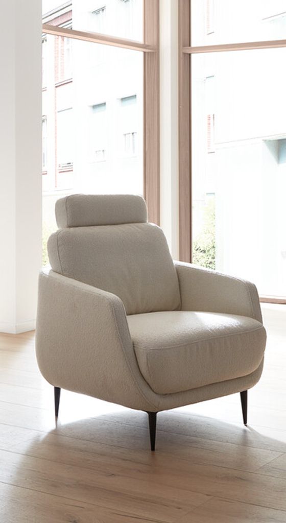 Einzelsessel Vil Loop White 78x79x88