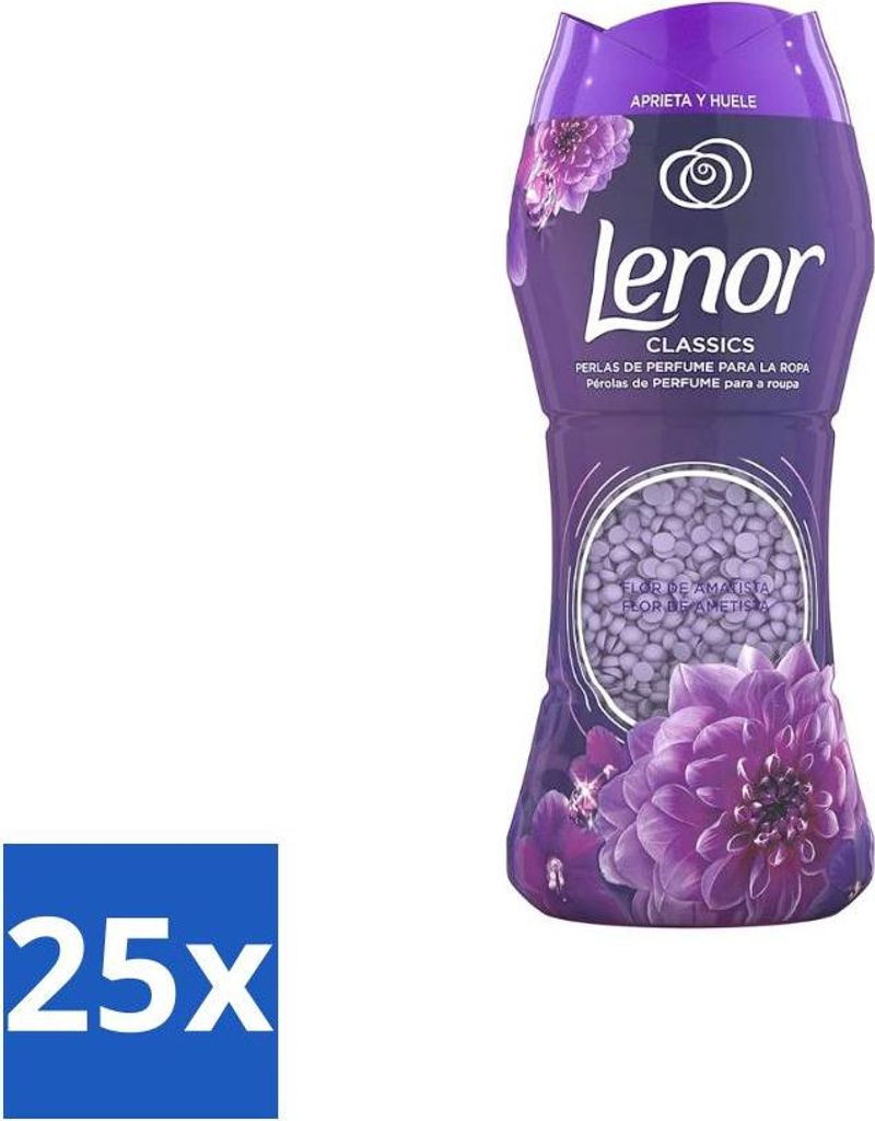 Lenor Unstoppables – Duftverstärker – Amethyst – 210 g - Vorteilspack - 25 Stücke