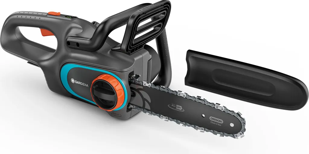 Tronçonneuse à batterie Gardena pour entretien du jardin et élagage