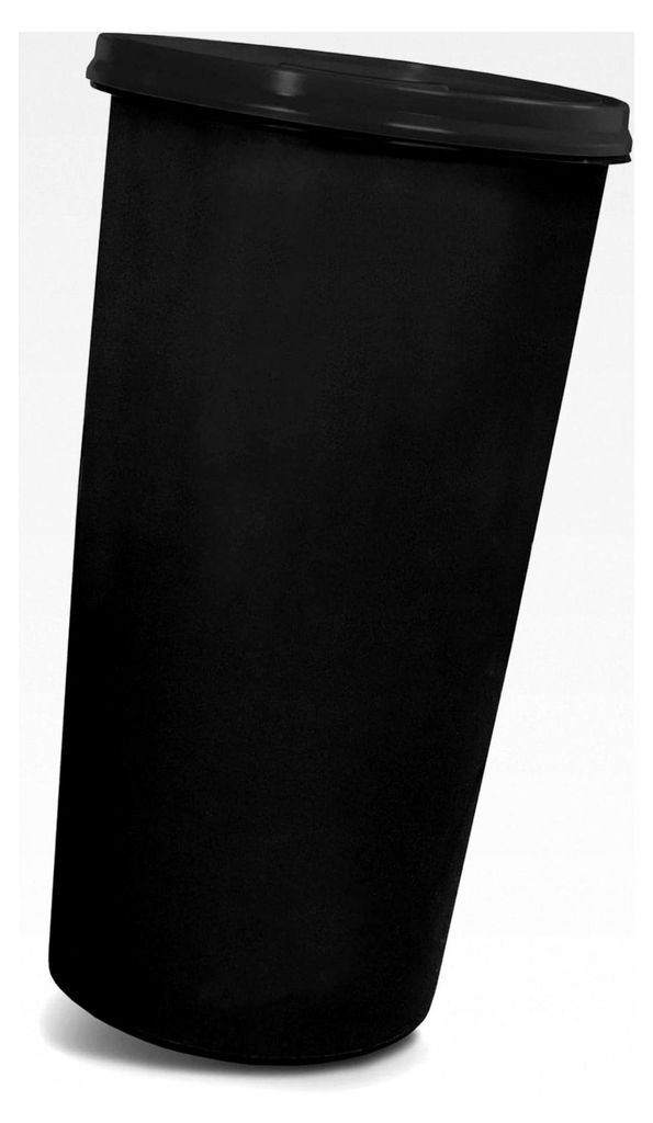 Mülleimer 60l mit geruchsdichtem Deckel (Anthrazit) und Ständer für Gelber Sack