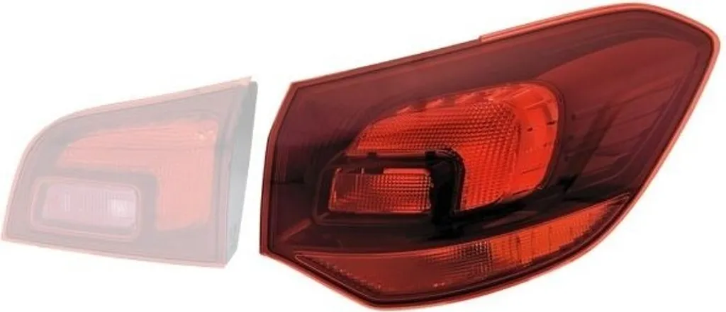 Optique de feu arrière extérieur droit pour Opel Astra J type HELLA