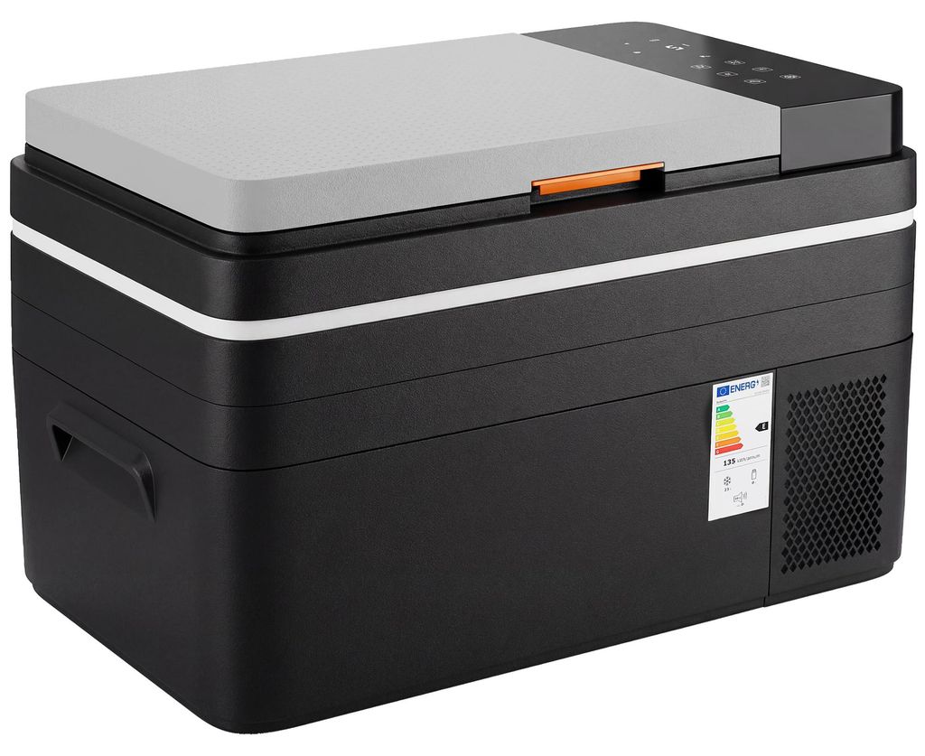 Kompressor Kühlbox 30L -20°C-20°C Elektrische Kühlbox mit APP-Steuerung LED-Leuchten USB Anschluss Batterieschutz