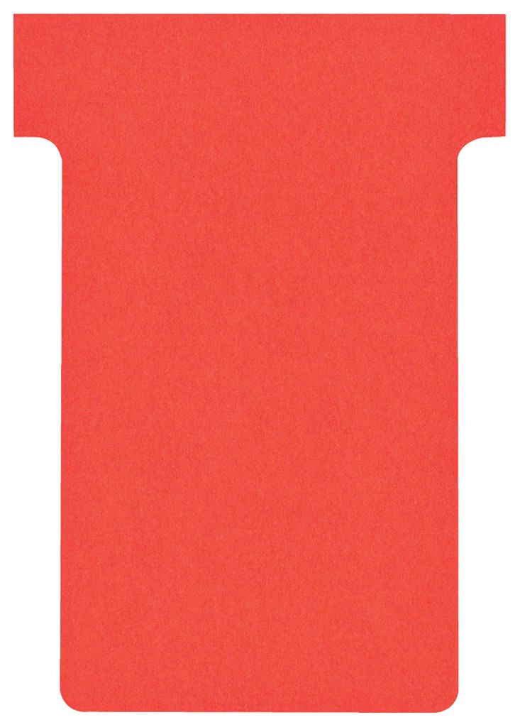 nobo T Karten Größe 4 / 124 mm 170 g/qm rot 100 Karten