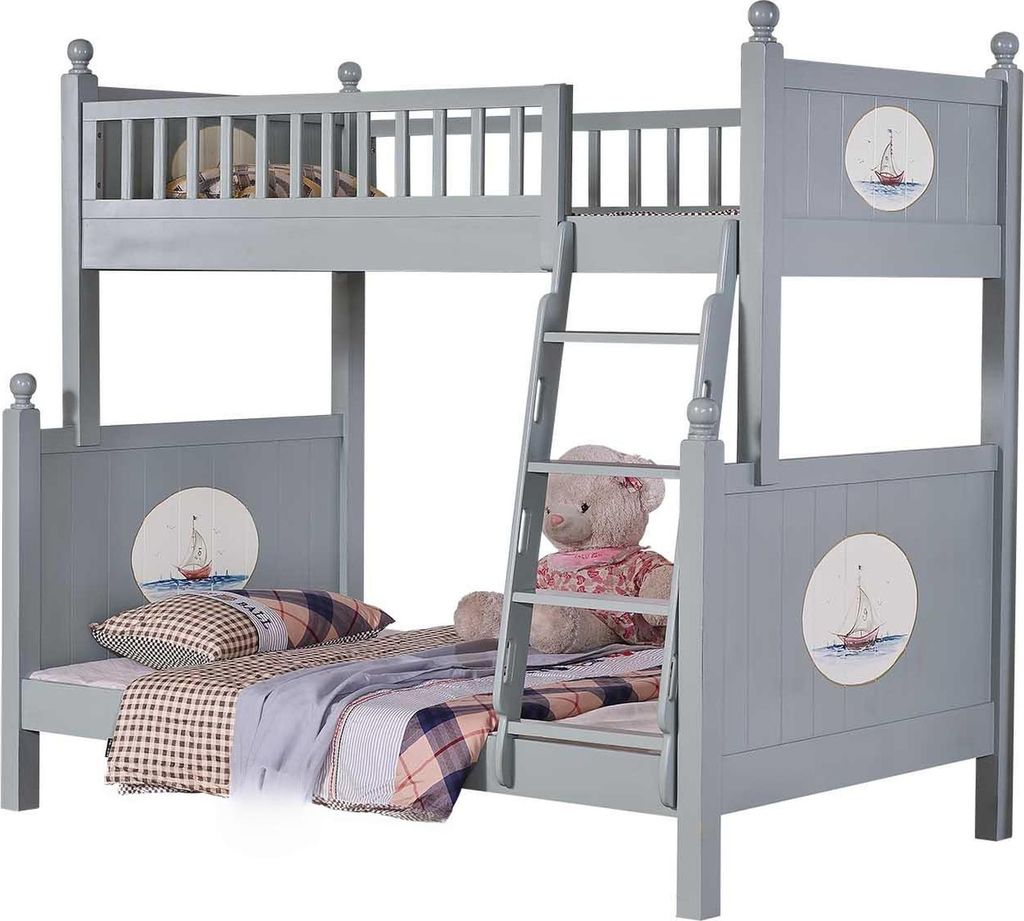 Elegantes Kinderzimmer Bett Etagen Hochbett Luxus Jugendbett Hoch Etage Betten
