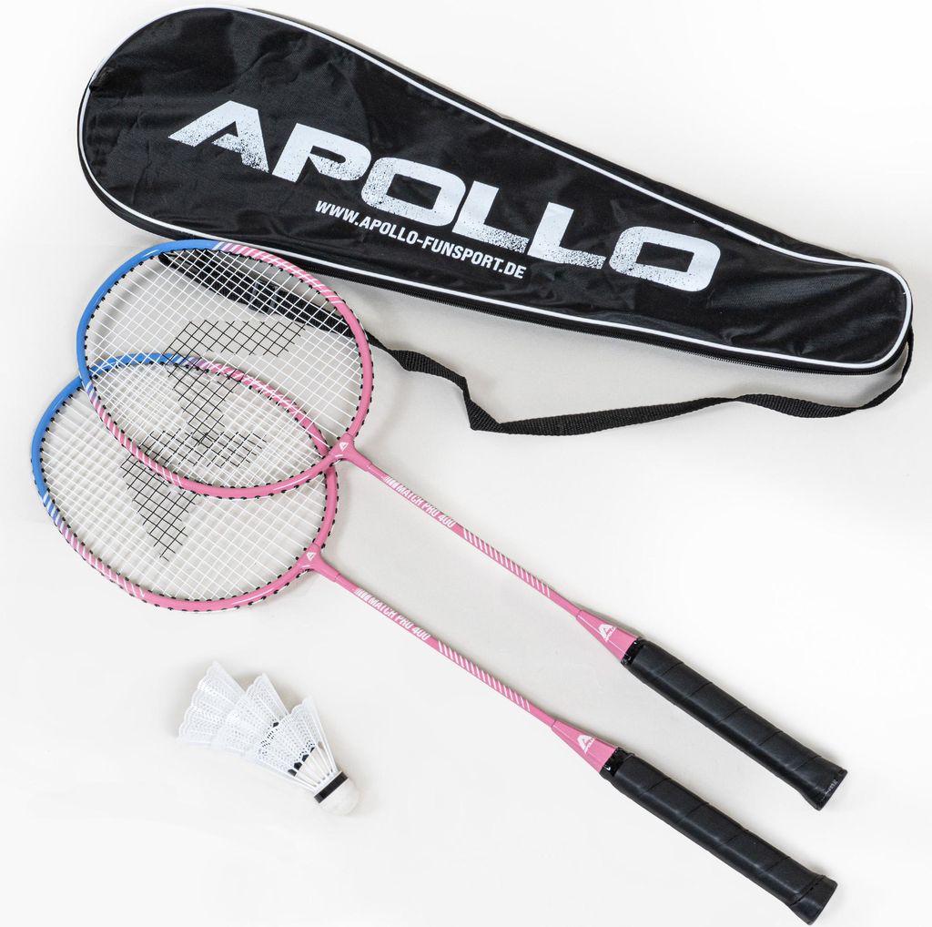 Apollo Badminton Match Pro 400 Blue/Pink Produktbild 