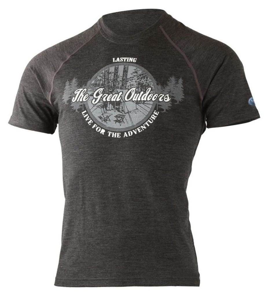 LUCAS Merino Herren-T-Shirt mit Aufdruck