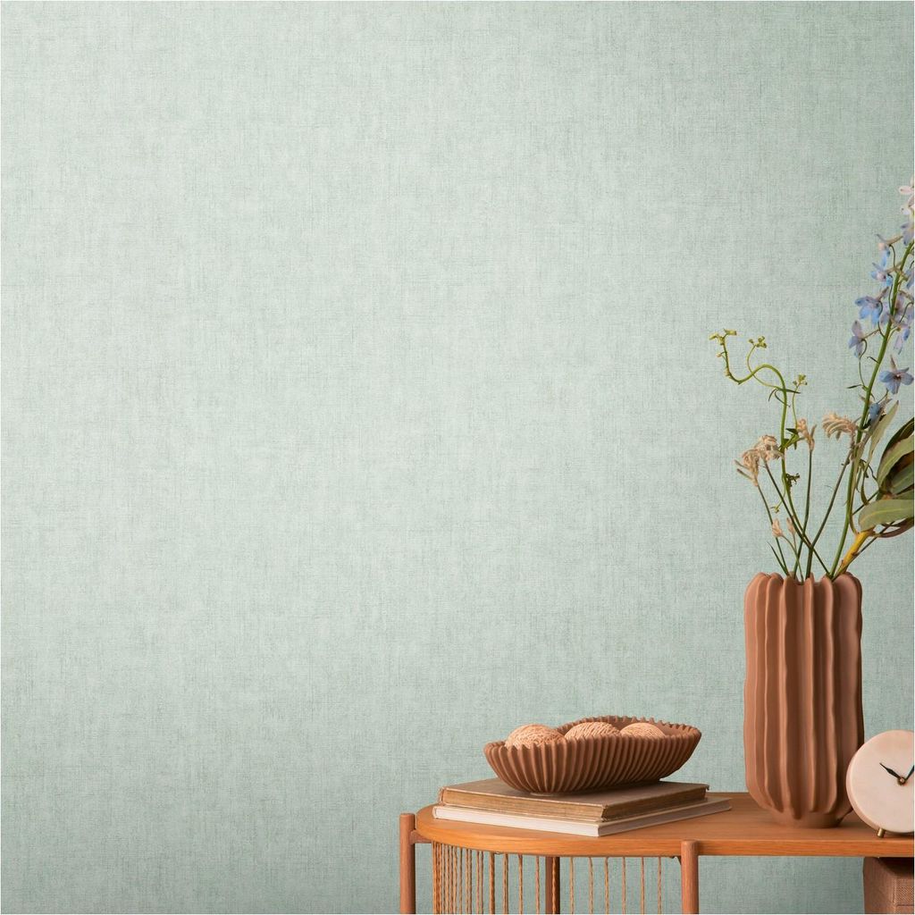 A.S. Creation Vliestapete 10.05 x 0.53 m Livingwalls Unitapete Grün 791091 Einfarbig CosmoLiving by Cosmopolitan