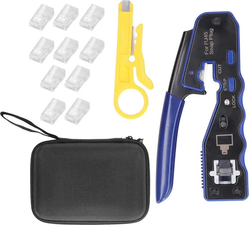 Réparez vos connexions internet avec cette pince à sertir et dénuder