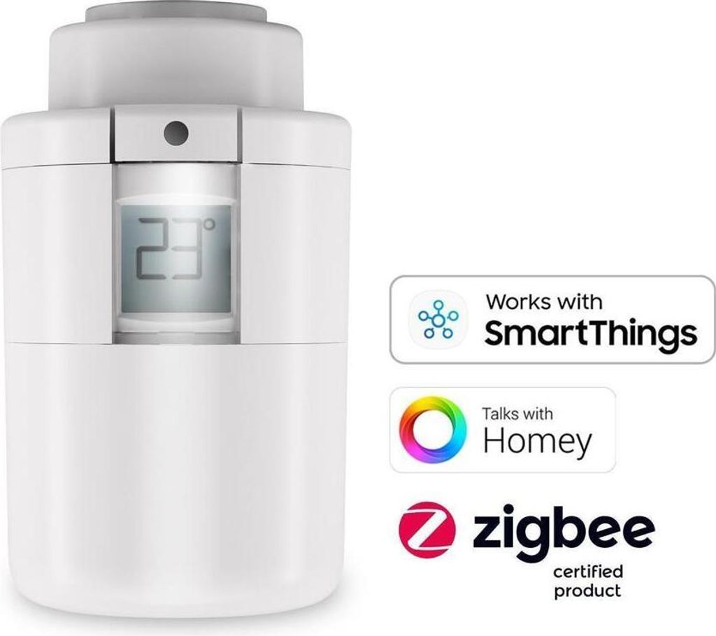 Zigbee Smart Thermostat für Heizkörper mit Fenstererkennung