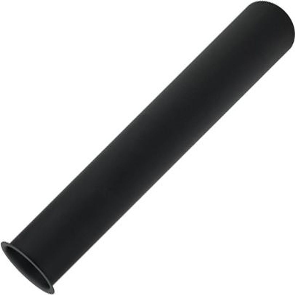 Siphonrohr 32 mm mit Flansch, schwarz, Länge 250 mm