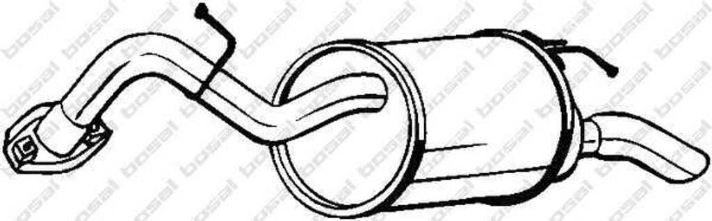 Bosal Endschalldämpfer 228-063