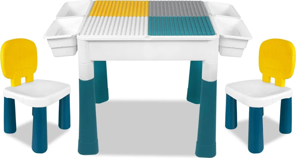 Table de Jeu Enfant Multi-activités : Apprendre et Jouer avec 2 Chaises - 10