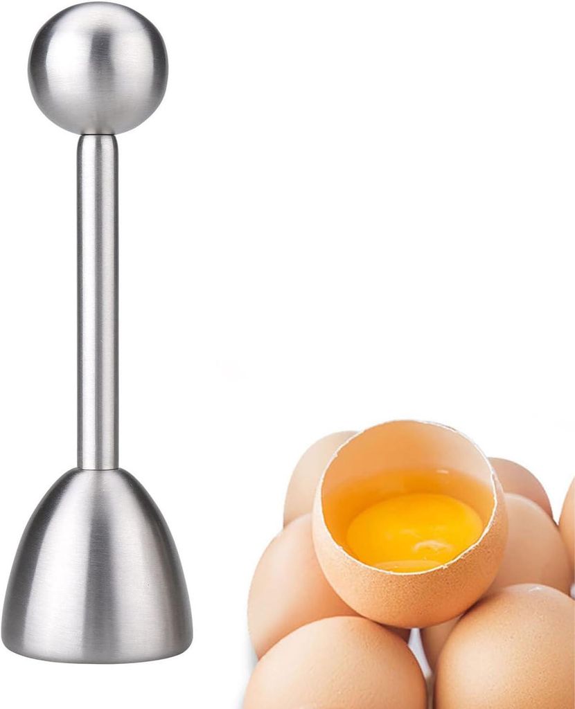 Eierköpfer Edelstahl – praktischer Eieröffner für perfekt Produktbild 
