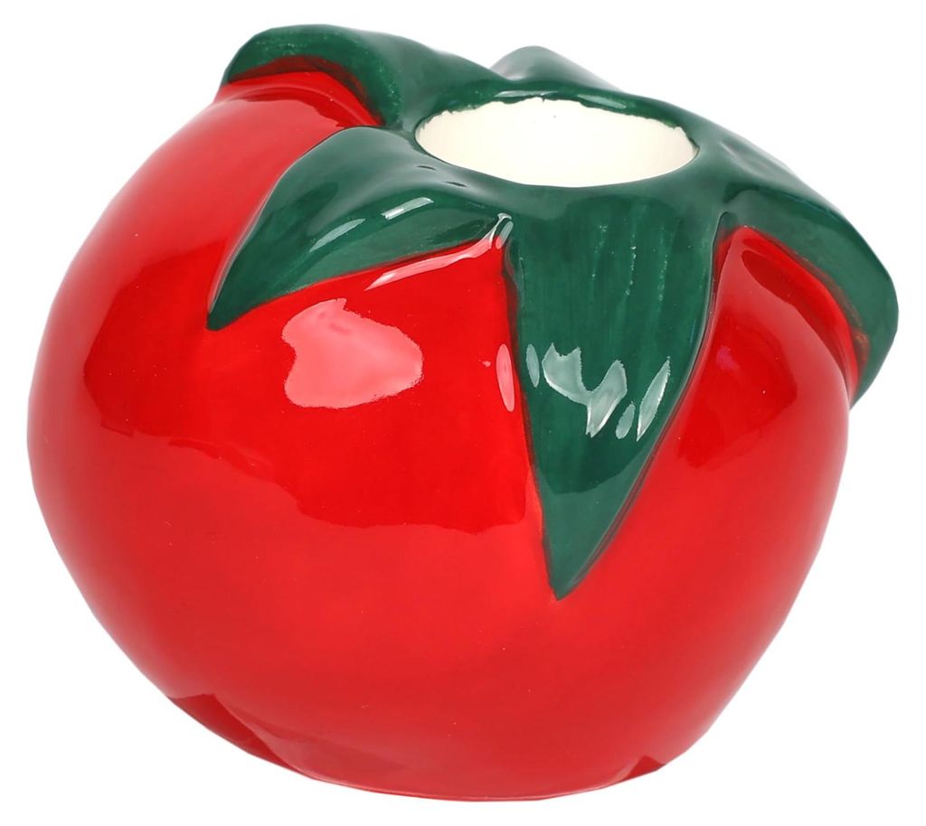 Candele decorative in Vetroceramica a forma di pomodoro, Immagine del prodotto 