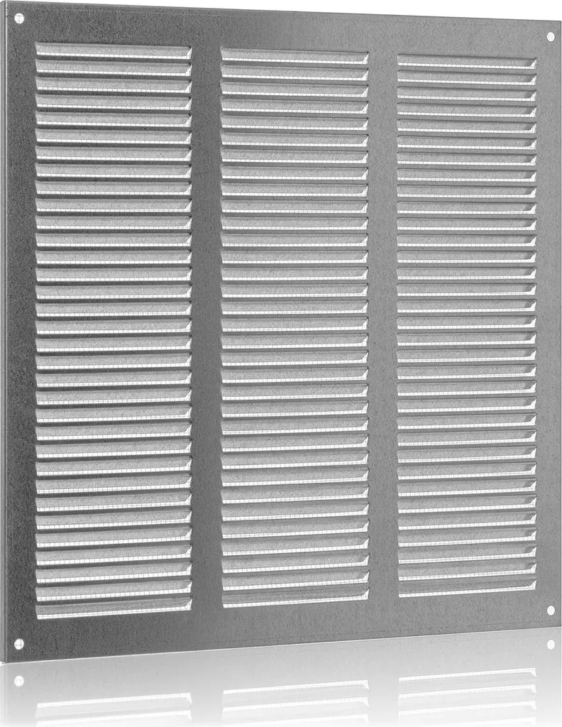 Grille d'aération pour cuisine et salle de bain en métal - Format 30x30cm