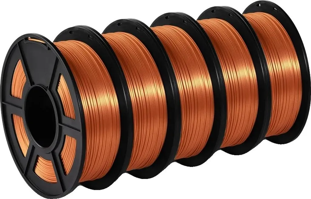 Filament PLA soie anti-nœud 5kg Red Copper pour impression 3D sans échec