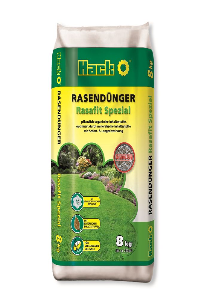 Hack Rasendünger Rasafit Spezial 8 kg Dünger Kaufland.de