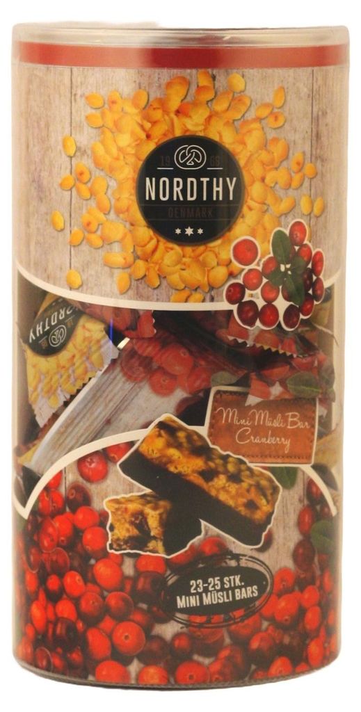 Nordthy Mini Müsli Bar Preiselbeere 23 Stk. 400g Produktbild 