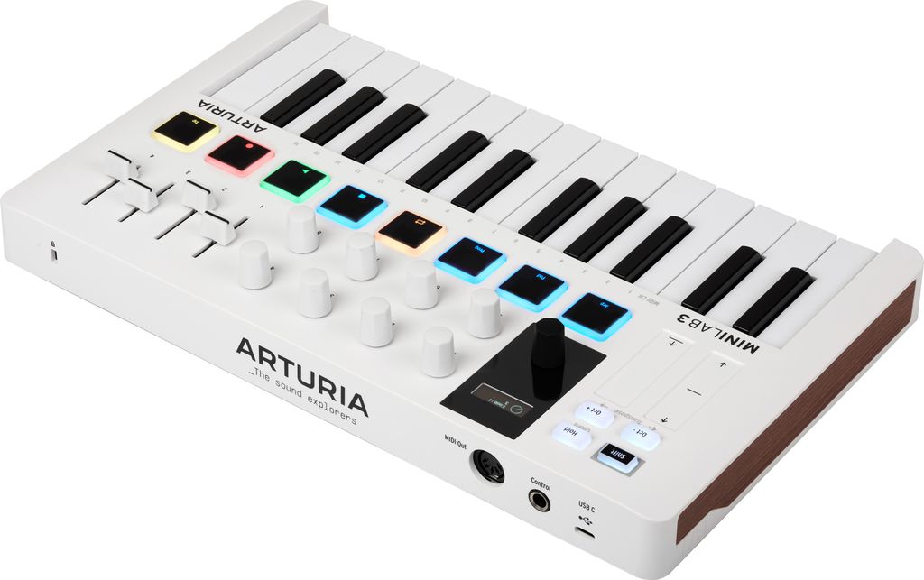Arturia MiniLab 3 – MIDI-Keyboard, schwarz Produktbild 