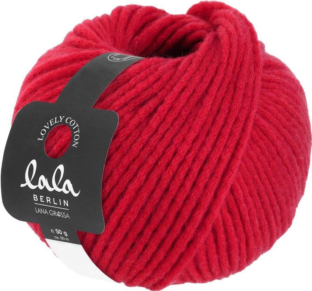 Lana Grossa - Lala Berlin Lovely Baumwolle 0035 rot