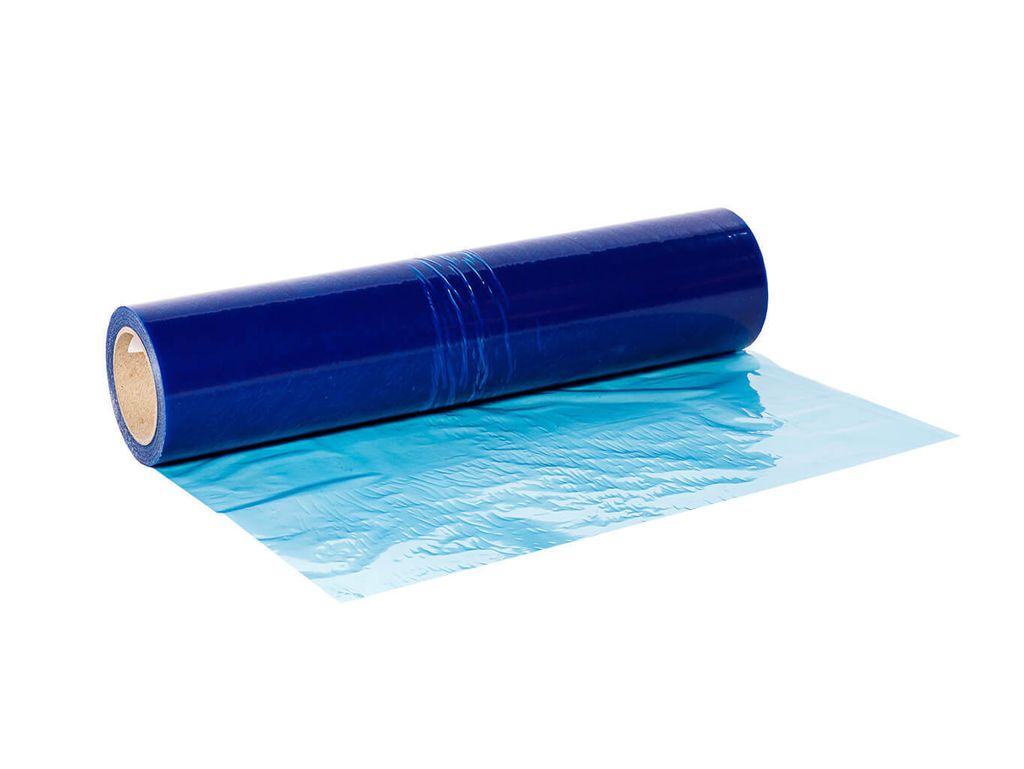 Fensterglasschutzfolie blau Fensterglasschutzfolie blau | 0,33 x 100 m | St.