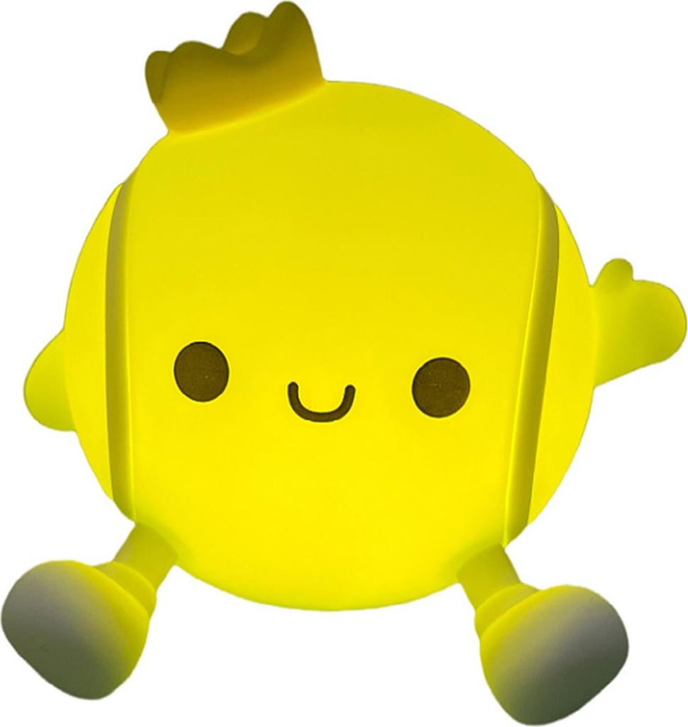 MODFU Nachtlichter, Tennis LED Nachtlicht, USB aufladbare Silikon Lampe, Tipp-Licht, Warmweiß, Tischlampe für Kinder, Schlafzimmer, Gaming, Dekor...