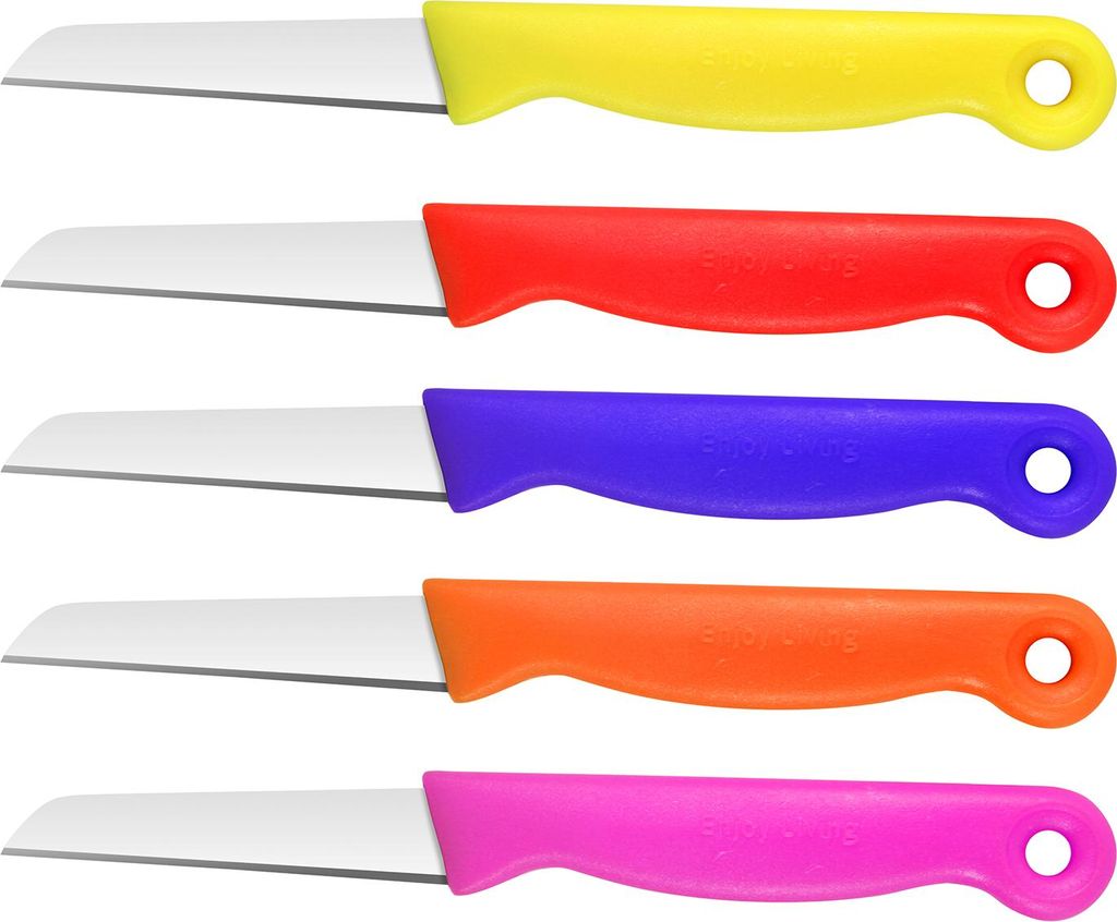 SILVANO 5-teiliges Küchenmesser-Set, 16 cm, Stahl rostfrei, Produktbild 