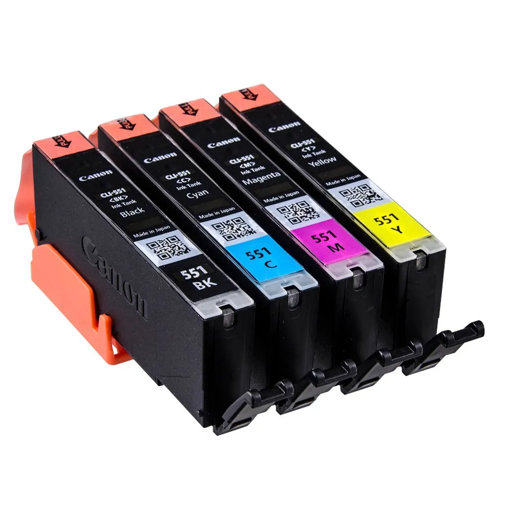 Convenienza Multipack Canon CLI-551 - Kit 4 Colori Risparmio Sicuro - 10