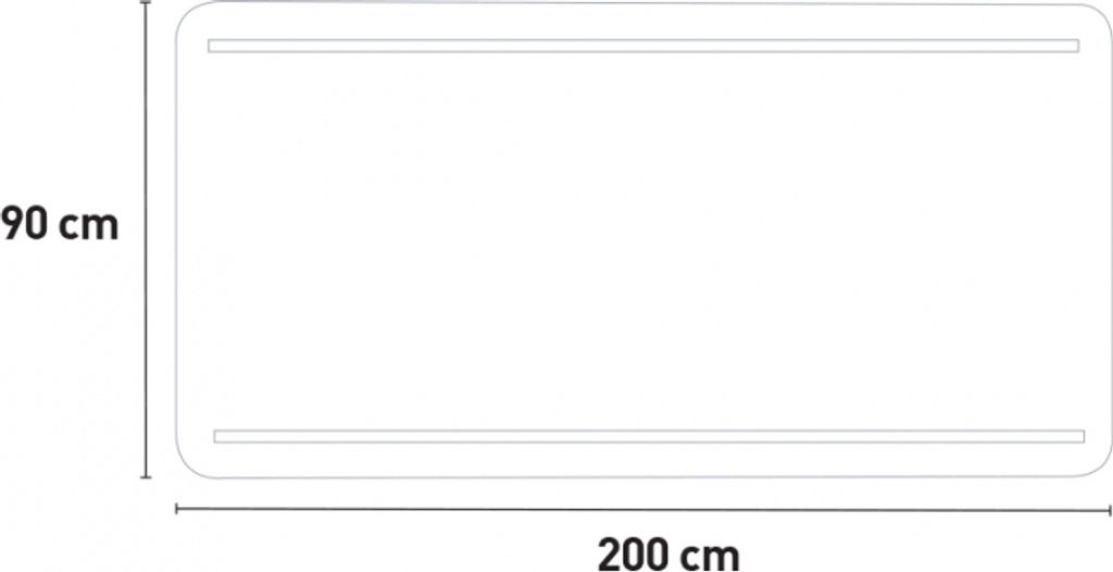 Tisch mit Klappbeine 200x90 für Garten- und Camping Produktbild 6