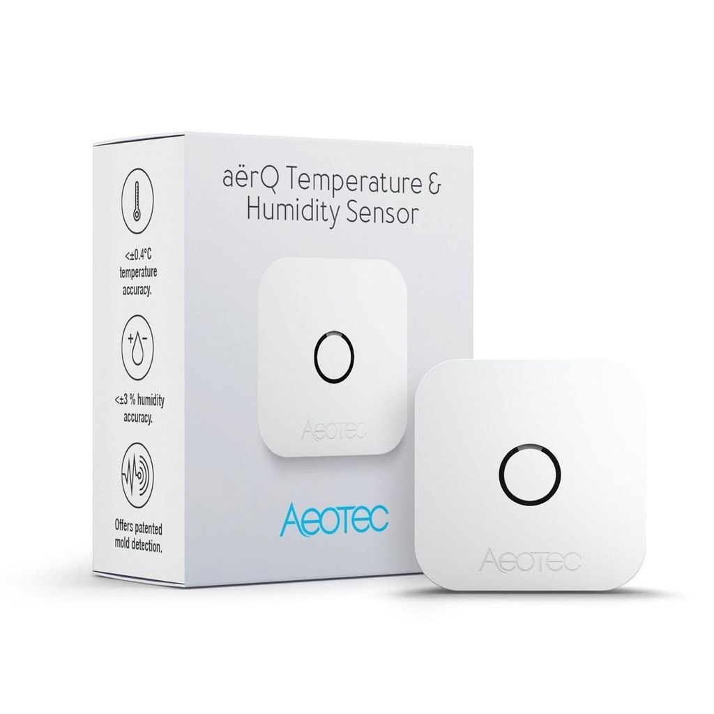 Aeotec aërQ Temperatur- und Feuchtigkeitssensor, Z-Wave Plus AEOTEC | aërQ | Temperatur- und Feuchtigkeitssensor