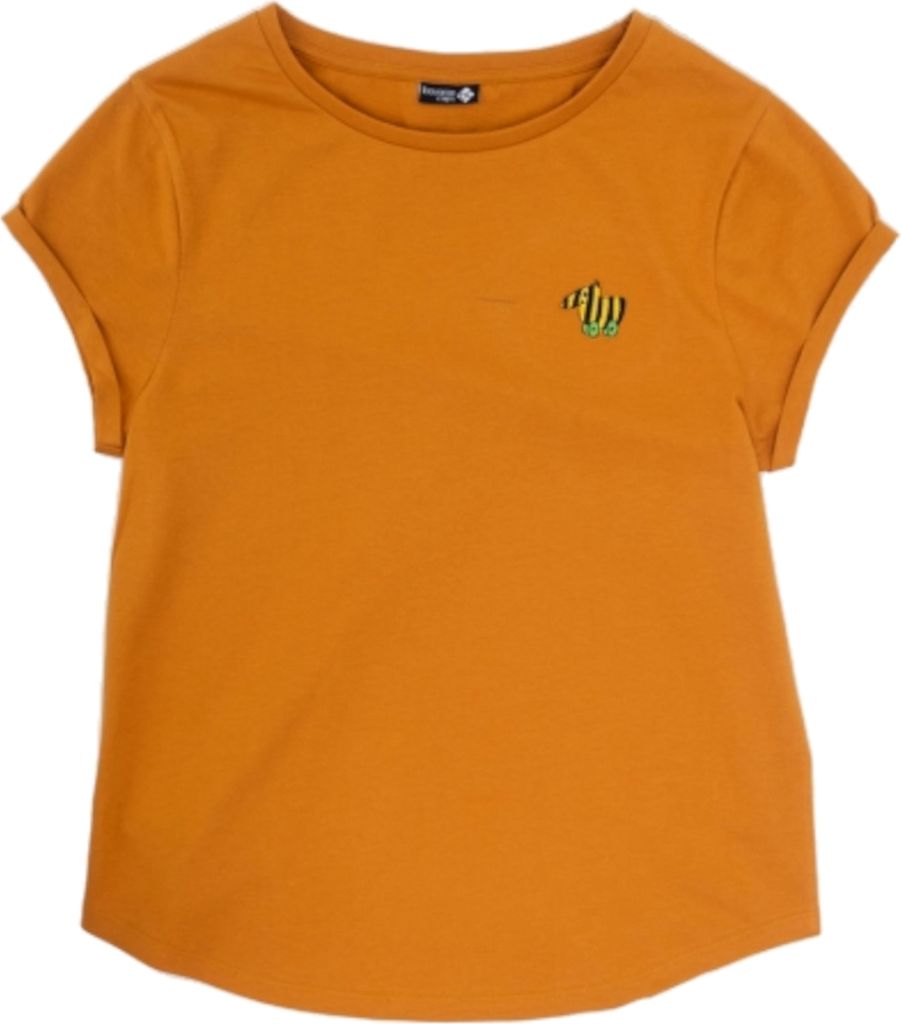 Bavarian Caps Damen Motiv T-Shirt , Tigerente - Orange, S