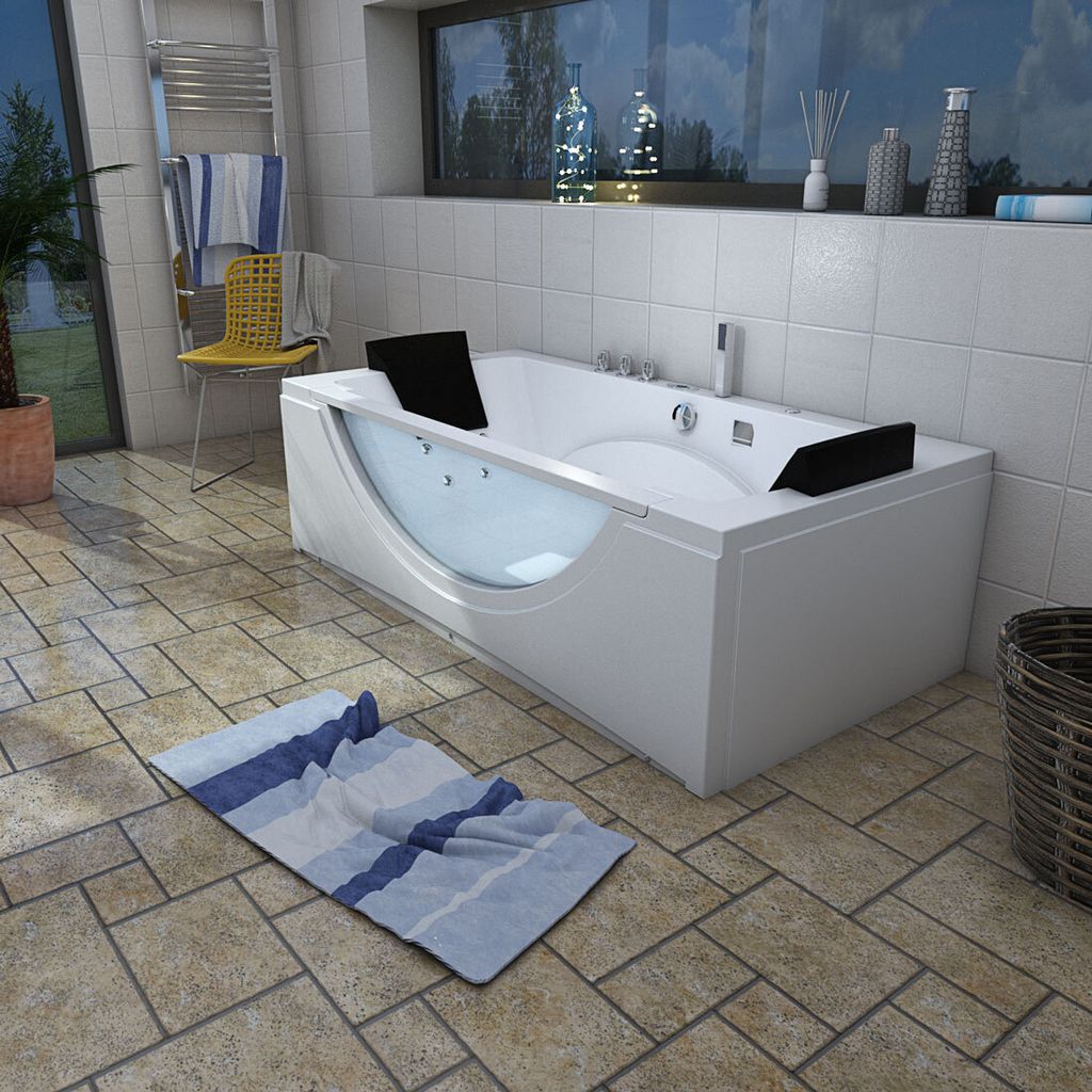 Whirlpool Pool Badewanne Wanne W81R-B-SC 180x90cm mit Produktbild 