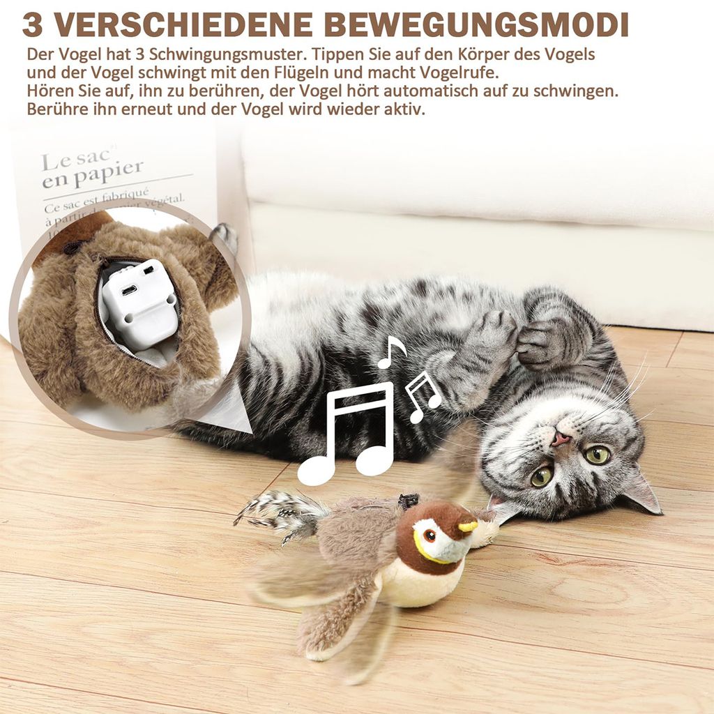 Aufladbare Schüttelvogel Produktbild 4