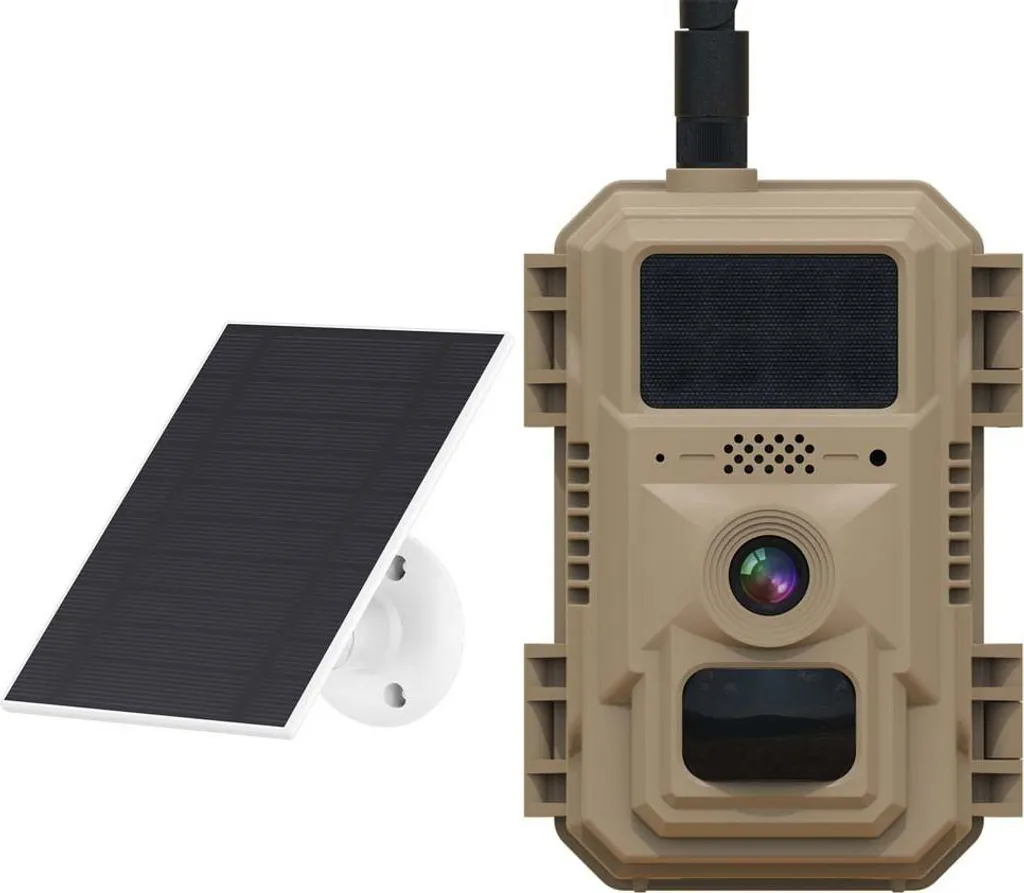 Pack de 2 Caméras de Chasse Connectées 4G à Énergie Solaire et IA de 4MP
