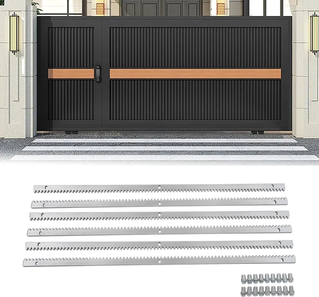 Crémaillère acier haute résistance 30x12mm longueur 1 mètre - Pack de 6